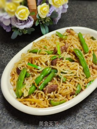 豆角焖面的做法
