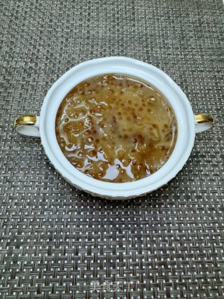 黑糖银耳西米的做法步骤：12