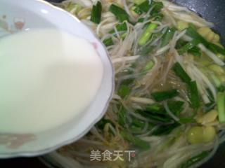 绿豆芽素羹的做法步骤：10