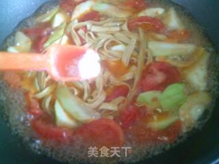 番茄夜开花苦荞面的做法步骤：10