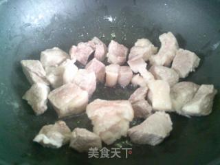 毛笋烧猪肉的做法步骤：5