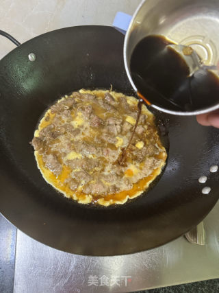 肥牛滑蛋的做法步骤：10