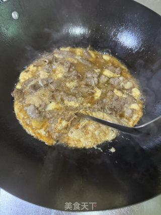肥牛滑蛋的做法步骤：11