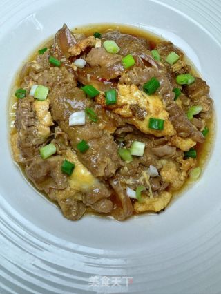 肥牛滑蛋的做法步骤：15