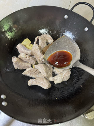 粉皮烧排骨的做法步骤：5