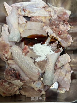 腐竹木耳蒸鸡的做法步骤：4