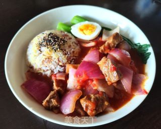 蕃茄牛肉饭的做法