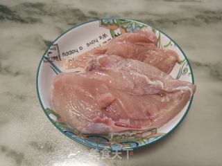 胡萝卜西兰花鸡胸肉养生菜团的做法步骤：2