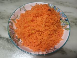 胡萝卜西兰花鸡胸肉养生菜团的做法步骤：6