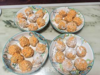 胡萝卜西兰花鸡胸肉养生菜团的做法步骤：14