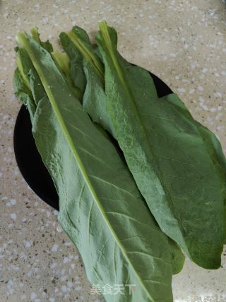 苦麦菜煮面粉粄的做法步骤：3