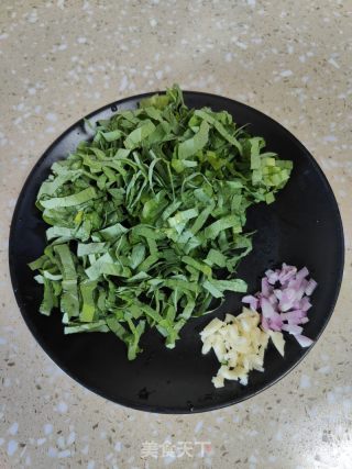 苦麦菜煮面粉粄的做法步骤：4