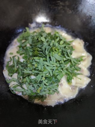 苦麦菜煮面粉粄的做法步骤：11