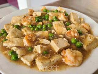 虾仁豆腐的做法