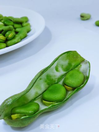 凉拌蚕豆的做法步骤：2