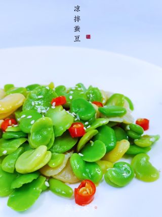 凉拌蚕豆的做法步骤：7