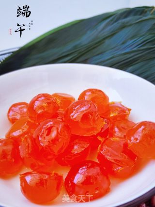 鲜肉蛋黄粽子的做法步骤：5
