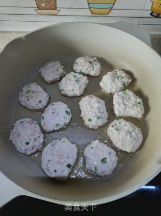 香煎肉饼的做法步骤：12