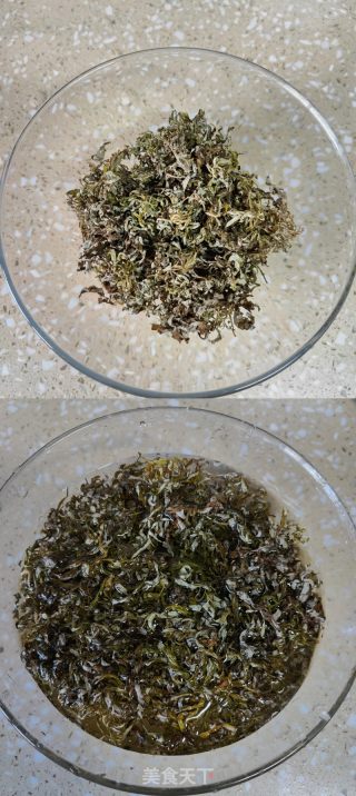 客家艾叶焖鸡饭的做法步骤：2