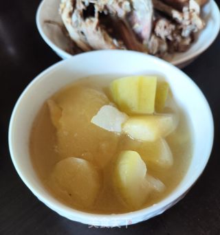 节瓜苹果鸡骨汤的做法步骤：7
