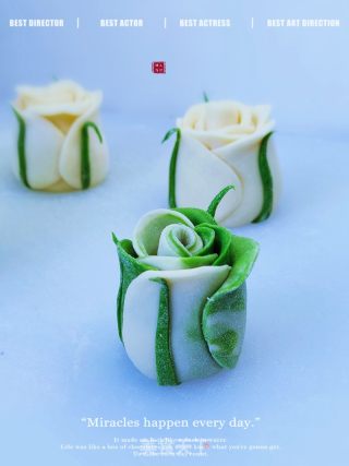 玫瑰花馒头花束的做法步骤：10
