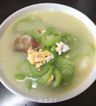 鸡蛋水瓜汤的做法步骤：8