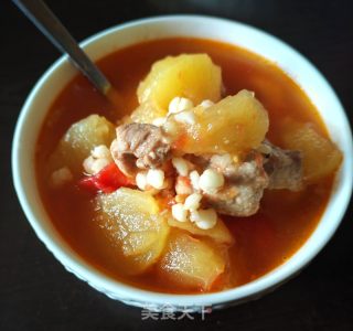 苹果蕃茄龙骨汤的做法