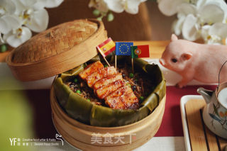 麻婆五花粽叶饭的做法步骤：11