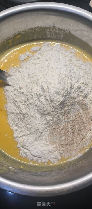 玉米饼的做法步骤：4