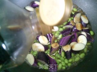 茄子烧毛豆的做法步骤：7