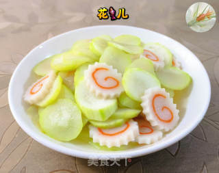 鱼板炒夜开花的做法