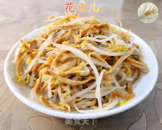 大头菜丝拌绿豆芽的做法