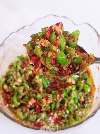 陕西特色美食～六辣子夹馍的做法步骤：10