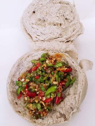 陕西特色美食～六辣子夹馍的做法步骤：12