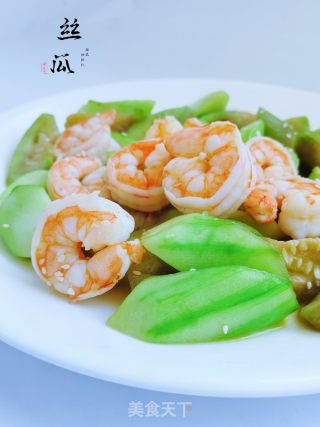 丝瓜炒虾仁的做法