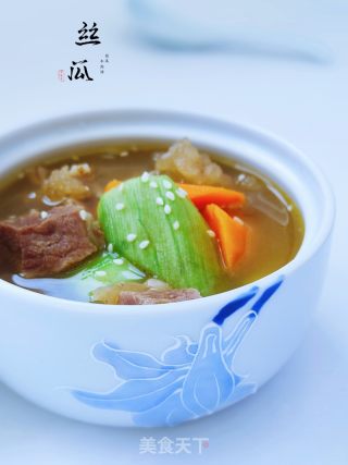 丝瓜牛肉汤的做法