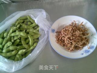 大头菜炒毛豆的做法步骤：1