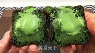 抹茶奶油可丽露，酥脆香浓外层与绵软甜蜜内里，带来双重满足。的做法步骤：27
