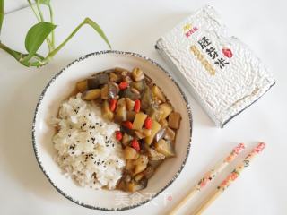 茄子土豆盖浇饭的做法步骤：12