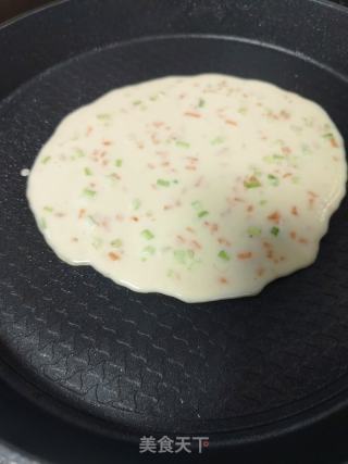 葱香鸡蛋软饼的做法步骤：7
