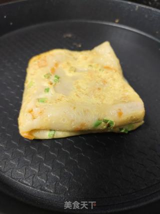 葱香鸡蛋软饼的做法步骤：14