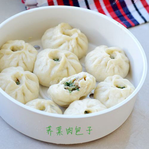 荠菜包子的做法大全